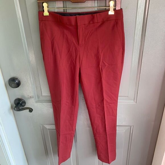 Banana Republic Avery Burgundy Pants size 0 - Picture 2 of 5